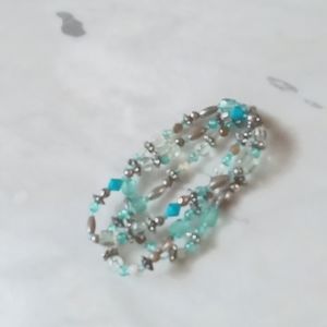 3 stretchy bead bracelets
